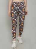 N-gal Ankle Length Western Wear Legging (Multicolor, Printed)