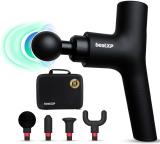 beatXP beatXP Bolt Prime Deep Tissue Massage Gun by beatXP Percussion Massager for Full Body Pain Relief Treatment of Neck, Back, Leg Massager (Black)