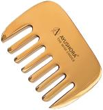 AYUSHORA AY-KC-M1 AYUSHORA Kansa Comb Massager Tool kansa Comb Tendon Massage Tool (Large) Massager (Gold)