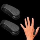 HUG ME 2pc Acupressure Point Clip, Sugar Control Hand Acupressure Relaxation pc Acupressure Point Clip, Sugar Control Hand Acupressure Relaxation Massager (Black)