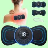 NKKL Portable Massager 8 Modes ,19 Speed Full Body Massager 05 Portable Massager Rechargeble Full Body Massager for Pain Relief 05 Massager (Black)