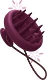 caresmith CS320 Caresmith Bloom Scalp Massager | All Silicone Body with Super Soft Bristles Massager (Maroon)