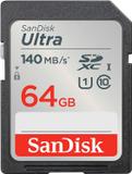 SanDisk Ultra 64 GB SDHC UHS-I Card Class 10 140 Mbps  Memory Card