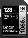 Lexar Professional 1066x 128 GB SDXC Class 10 160 MB/s  Memory Card