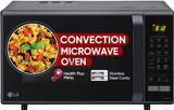 Lg 28 Litres MC2846BV Convection Microwave Oven (Black, 251 Health Plus Menu, Ghee in 12 mins and Quartz Heater)