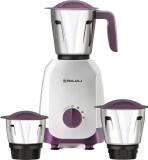 BAJAJ NINJA SERIES 500 W Mixer Grinder (ELEGANCE | 3 Jars | White, BAEGNI)