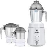 AGARO Royal 900 W Mixer Grinder (Royal Mixer Grinder, Heavy Duty, 100% Pure Copper Motor, | 3 Jars | White)