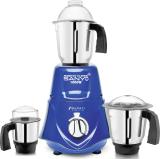 Masterclass Sanyo ROCKET 3 Steel Jars 1000 W Mixer Grinder (1000W Rocket Mixer Grinder with 3 Jars (Chutney, Liquid and Dry Jar), TR18 | 3 Jars | Navy Blue)