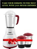 JAIA Fusion 500 W Mixer Grinder (Fusion Mixer Grinder Powerful Motor With 3 Jars And Best Quality | 3 Jars | Multicolor)