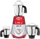 Masterclass Sanyo and Dry Jar 600 W Mixer Grinder (600-watts Rocket Mixer Grinder with 3 Stainless Steel (Chutney Jar, Liquid Jar | 3 Jars | REDSILVER)