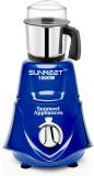 Sunmeet Rocket Chutney Jar 1000 W Mixer Grinder (Rocket Mixer Grinder with Stainless Steel Chutney Jar (350 Ml) SAF108 | 1 Jar | Navy Blue)