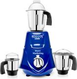 Masterclass Sanyo and Dry Jar MAF394 600 W Mixer Grinder (600-watts Rocket Mixer Grinder with 3 Stainless Steel (Chutney Jar, Liquid Jar | 3 Jars | Navy Blue)