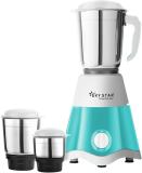 Skystar Elegant 700 W Mixer Grinder (Supreme- | 3 Jars | White Blue)