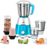 Alibaba Wonder Ultra Powerful 5 Jar 750 W Juicer Mixer Grinder (Supreme Five Star 5 Jar | 5 Jars | White & Blue)