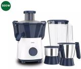 PHILIPS HL7568/00 Juicer Mixer Grinder 500W Black and White 500 W Juicer Mixer Grinder (HL7568/00 Juicer Mixer Grinder 500W Black and White | 3 Jars | Black and White)