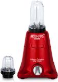 Masterclass Sanyo N205 600 W Mixer Grinder (600-watts Nexon Mixer Grinder with 2 Bullets Jars (350ML Jar and 530ML Jar ), MG | 2 Jars | Red)