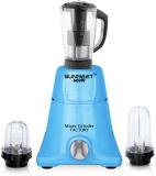 Sunmeet 50ML Jar and 530ML Jar ,MGN421 600 W Mixer Grinder (600-watts Nexon Mixer Grinder with 2 Bullets Jars and Juicer Jar (Juicer Jar, 3 | 3 Jars | Blue)