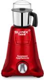 Su-mix NAXSA 1000 W Mixer Grinder (1000-watts Nexon Mixer Grinder with Chutney Jar (350ML ), SAN420 | 1 Jar | Red)