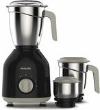 PHILIPS by Phlips Daily Collection 750 W Mixer Grinder (HL7756/01 | 3 Jars | Black)