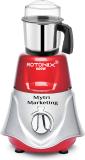 Rotomix Rocket Chutney Jar 600 W Mixer Grinder (Rocket Mixer Grinder with Stainless Steel Chutney Jar (350 Ml) MAF175 | 1 Jar | REDSILVER)