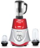 Masterclass Sanyo Rocket TR3J100 600 W Mixer Grinder (600W Rocket Mixer Grinder with 2Bullets, Juicer Jar (Juicer, 350ML, 530ML Jars) | 3 Jars | REDSILVER)