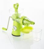 MANTAVYA Hand Juicer Grinder 200 W Juicer (Fruit And Vegetable Mixer Juicer With Steel Handle | 1 Jar | Green)