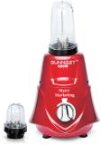 Sunmeet MAF358 600 W Mixer Grinder (600-watts Rocket Mixer Grinder with 2 Bullets Jars (350ML Jar and 530ML Jar) | 2 Jars | Red)