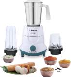 Bostton 750 Watt Double layered Copper 25 MM Motor 750 W Mixer Grinder (Kenstroke Pro | 3 Jars | White/Green)