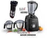 SUJATA MG 01 1000 WATTS with Coconut Extractor 1000 W Mixer Grinder (MG 1000W Black 2024 Model New Launch Model | 3 Jars | Black)