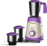 Crompton LIFE ESSENTIAL 5 YEAR WARRANTY 500 W Mixer Grinder (NIGELLA | 3 Jars | Purple, White)