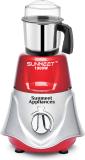 Sunmeet Rocket Chutney Jar 1000 W Mixer Grinder (Rocket Mixer Grinder with Stainless Steel Chutney Jar (350 Ml) SAF171 | 1 Jar | REDSILVER)