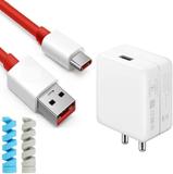 ShopsYes Wall Charger Accessory Combo for 80W vivo Y28 5G / Y 28 Quick Dash Flash Super Vooc (White)