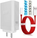ShopsYes Wall Charger Accessory Combo for 100W realme C63 5G / C 63 Quick Dash Flash Super Vooc (White)