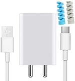 ShopsYes Wall Charger Accessory Combo for 80W vivo Y28 5G / Y 28 Quick Dash Flash Super Vooc (White)