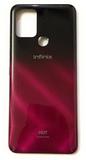 SMART Infinix Hot 10 ( X682 ) With Side Volume & Power Buttons Back Panel (Amber Red)