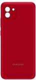 Sandreezz Samsung Galaxy A03 (with Proper Logo) Back Panel (Red)