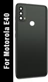 SUFO Motorola E40 Full Back Panel (Carbon Gray)