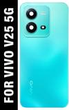 Safa VIVO V25 5G With Camera Glass Back Panel (Surfing Blue)