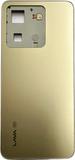 KezeMize Lava Blaze 3 5G (Best Quality)(Housing Body)(With Proper Logo) Full Panel (Glass Gold)