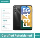 (Refurbished) SAMSUNG Galaxy F34 5G (Electric Black, 128 GB) (6 GB RAM)