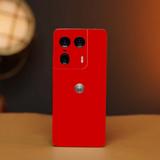 BUGGU Motorola Edge 50 Ultra 5G Mobile Skin (Ulltra Super Red Matte Skin With HiighQuality Matte Finish., Mobile Skin (Back+Side+Camera)....100%)