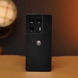 BugguSkin Motorola Edge 50 Ultra 5G Mobile Skin (Ulltra Super Sparkling Black Glitter Skin With High Matte Finish., Mobile Skin (Back+Side+Camera))