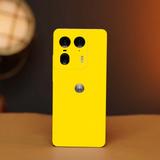 BugguSkin Motorola Edge 50 Ultra 5G Mobile Skin (Ulltra Super Yellow Matte Skin With HiighQuality Matte Finish., Mobile Skin (Back+Side+Camera)....100%)