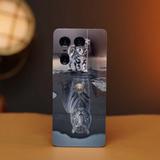 BugguSkin Motorola Edge 50 Ultra 5G Mobile Skin (Ulltra Super Lion Shadow Skin With High Matte Finish., Mobile Skin (Back+Side+Camera))