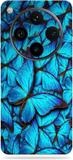 SkinoMania OPPO Find X8 5G Premium Vinyl Mobile Skin (Multicolor) Mobile Skin (butterfly-blue)
