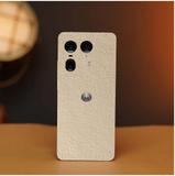 BugguSkin Motorola Edge 50 Ultra 5G Mobile Skin (Ulltra Super CREAM LETHER Skin With High Matte Finish., Mobile Skin (Back+Side+Camera))