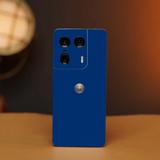 BugguSkin Motorola Edge 50 Ultra 5G Mobile Skin (Ulltra Super Dark Blue Matte Skin With High Matte Finish., Mobile Skin (Back+Side+Camera))