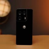 BugguSkin Motorola Edge 50 Ultra 5G Mobile Skin (Ulltra Super Black Matte Skin With High Matte Finish., Mobile Skin (Back+Side+Camera))