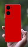 BugguSkin vivo T3 Lite 5G Mobile Skin (Ulltra Super Red Matte Skin With HiighQuality Matte Finish., Mobile Skin (Back+Side+Camera)....100%)
