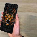 BUGGU Xiaomi Poco C65 Mobile Skin (Ulltra Super Annoyed Lion King Skin With High Matte Finish., Mobile Skin (Back+Side+Camera))